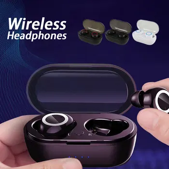 

TWS Wireless Earphones Touch Control 9D Stereo Bluetooth Earphones With Microphone Sport Waterproof Earbuds Headset For Android