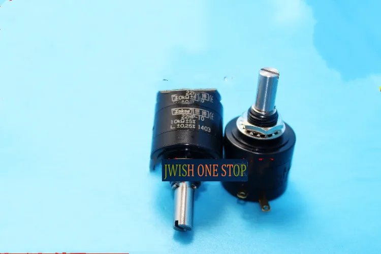22HP-10 1 K, 2K 5K 10K круг несколько проводной потенциометр