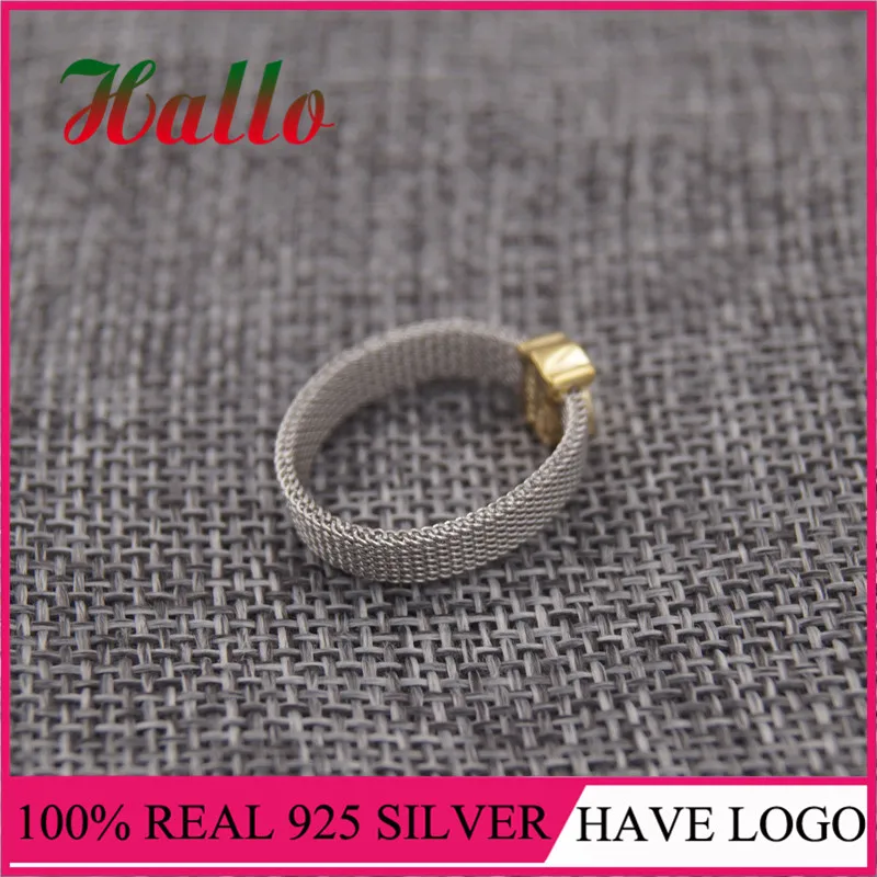 Anillo de plata de ley 925 Женские брендовые кольца для женщин anillo plata 925 mujer ювелирные украшения - Цвет камня: 613105040