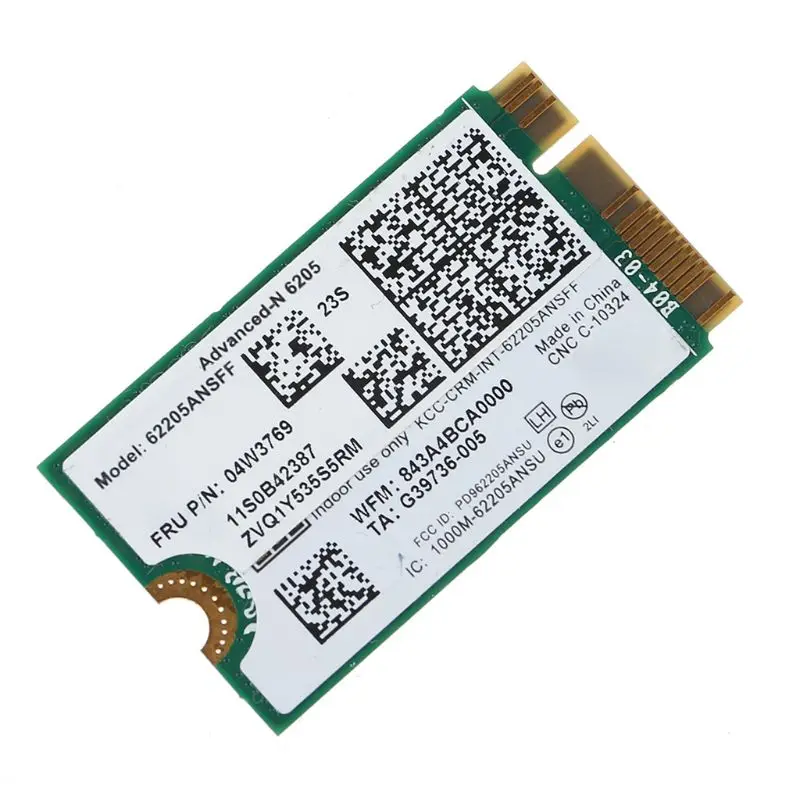 Для lenovo Thinkpad x1 62205ANSFF N6205 62205AN SFF wifi карта wifi сетевая карта