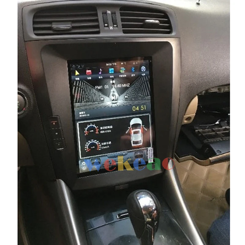 Wekeao вертикальный экран Tesla стиль 10,4 ''Android 8,1 автомобильный Радио gps навигация для Lexus IS250 DVD Автомобильный плеер 2005-2011