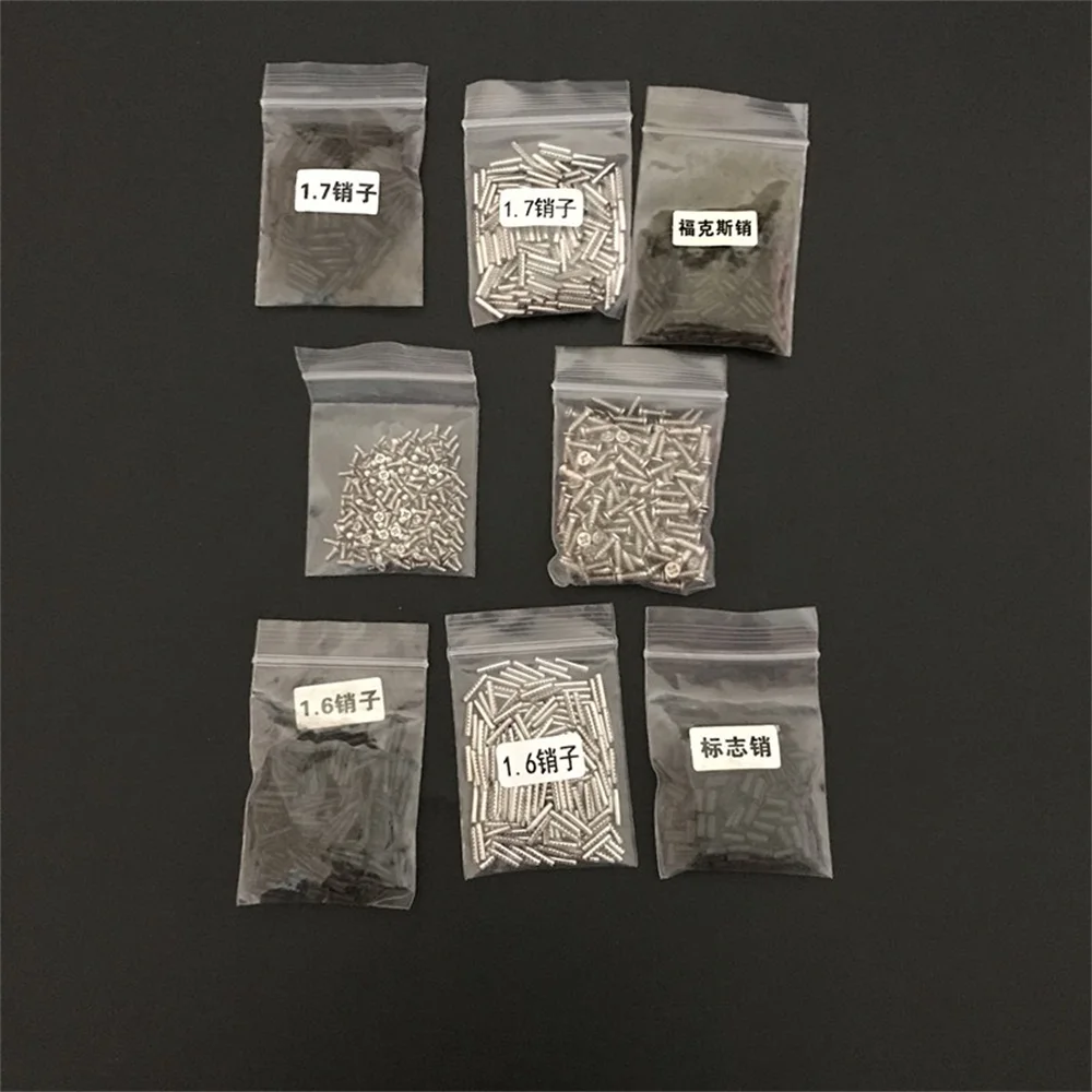 CHKJ 200PCS/LOT Car Flip Remote Key Fixed Pins Screws Set Auto Locksmith Tools Part Repair Accessories Remote Control Fixing Pin locksmith extractor tools lock repair tool locksmith tools lock pick tools pin disassembly tool