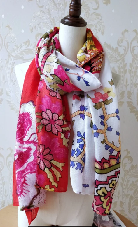 Серый Испанский Модный женский шарф DESIGUAL - Цвет: Серый