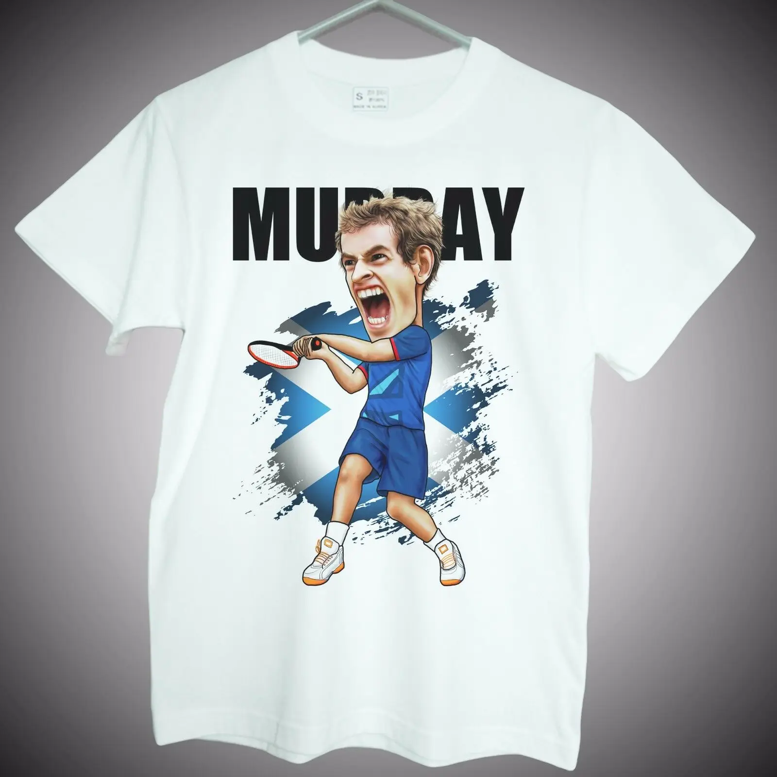 T-Shirts Of Andy Murray Tennis Grand Slam Champions Short Sleeve Men Fans Gifts 2019 Tee | Мужская одежда