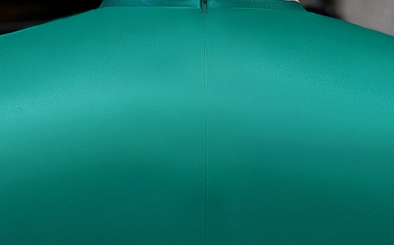 Sheng Coco 4XL размера плюс Зеленое Длинное винтажное платье Ципао Qi Pao женское платье с вышивкой в китайском стиле ретро