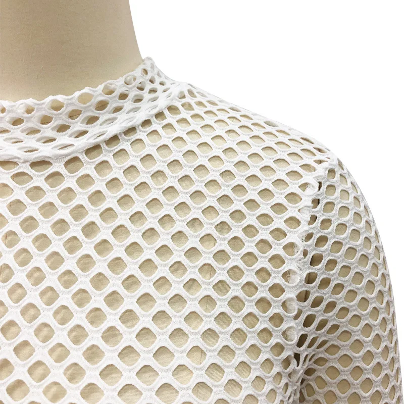 Сексуальная прозрачная женская юбка сетка цвет черный осень 2019 популярная