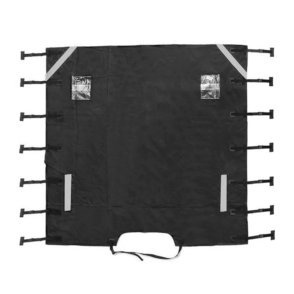 

Front Towing Cover Universal Durable Anti Impact Protective Thick Waterproof Guards Motorhome With LED Light For Caravan