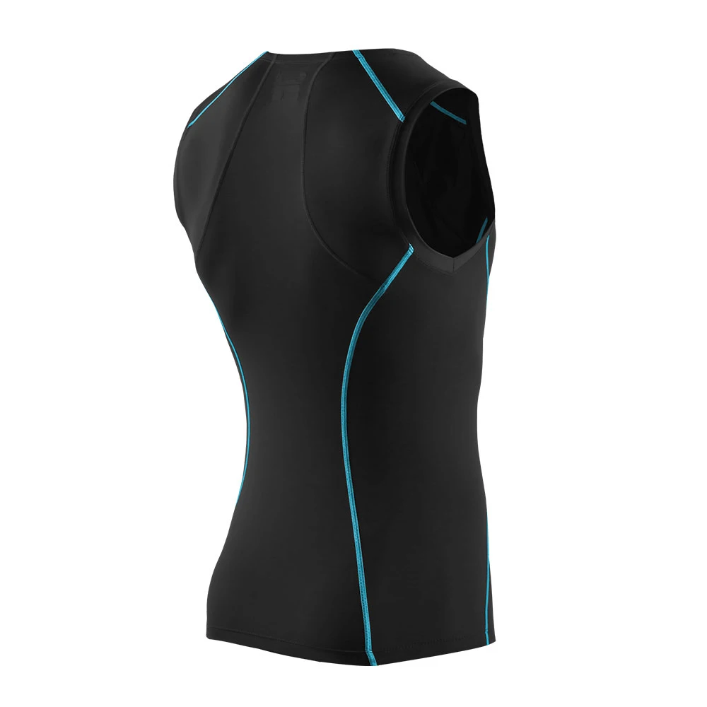 Lixada Для Мужчин's сжатия Облегающая рубашка Топы быстросохнущая без рукавов Футболка Baselayer нательное нижнее белье