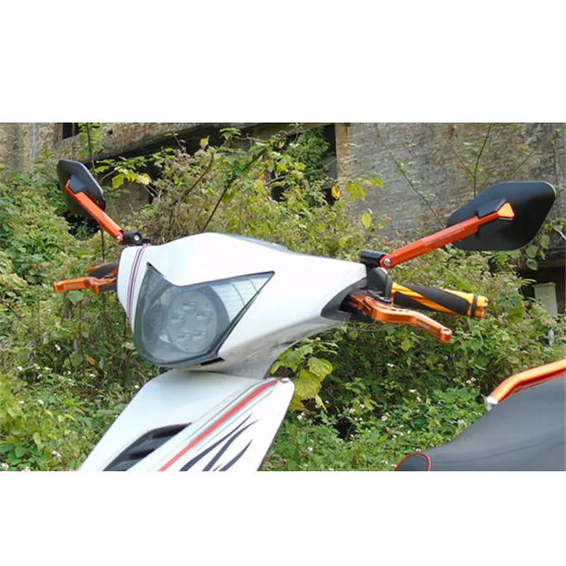 Большой размер высокое качество moto cross moto rbike боковое зеркало для honda suzuki yamaha аксессуары CNC moto зеркала rcycle заднего вида
