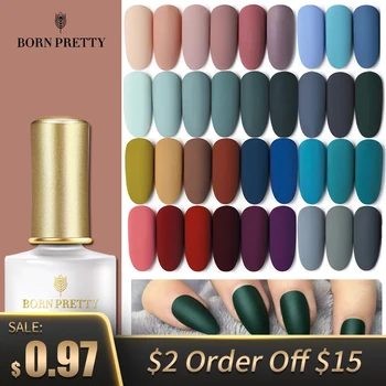 

BORN PRETTY Matte Top Coat Color Nail Gel Polish Soak Off UV Led Gel Varnish Permanent varnish Nail Art