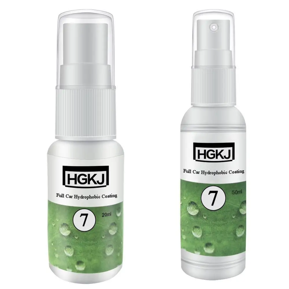 HGKJ-7 гидрофобное покрытие для лобового стекла, водонепроницаемое непромокаемое защитное покрытие, самоочистка