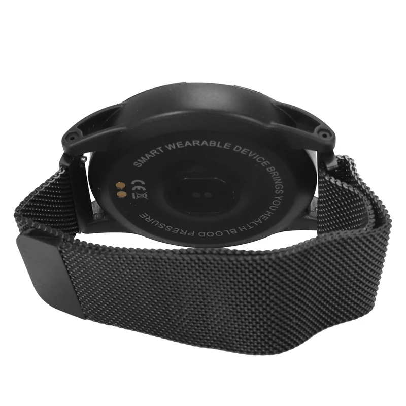 Smart Watch R15 Men Android IOS Smartband Heart Rate Fitness Bracelet Sleep Monitor Fitness Tracker Color Screen Round Wristband