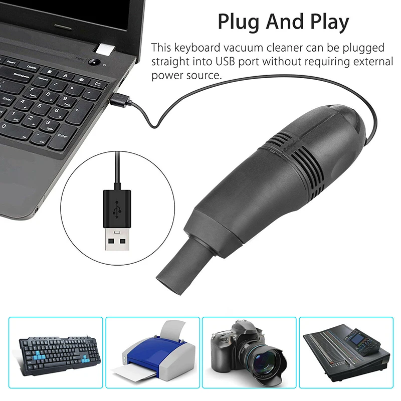 Compact USB Keyboard Vacuum Cleaner Kit for Laptop and Electronic Equipment – Effortlessly Clean Printers, Cameras, and More! Description Image.This Product Can Be Found With The Tag Names Cheap Device Cleaners, Computer Office, Device Cleaners, High Quality Computer Office