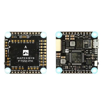 

MATEK Systems F722-PX Flight Controller STM32F722 MPU6000 BMP280 Pixel OSD 32M Flash Blackbox for FPV Racing Drone