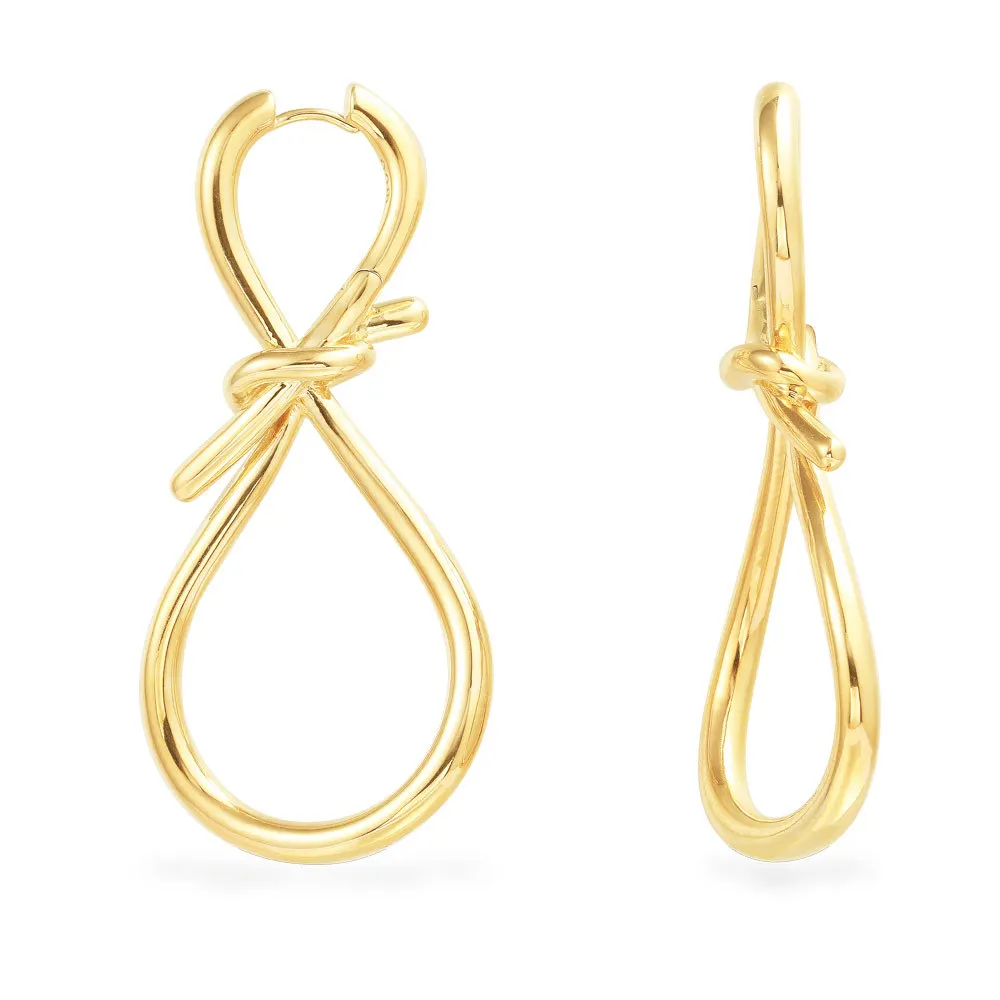 [MeiBaPJ] S925 чистого серебра высокого класса микро инкрустация с геометрическим рисунком тыквы 8-гранная витая Серьги