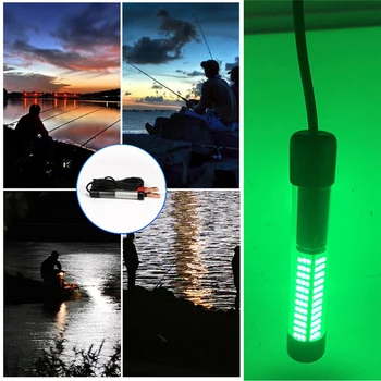 

Underwater Fishing Light 12V-24V 180 LED Lamp Lure Bait Finder Night Fishing Light For Shrimp Squid And Fish Fishing Finder Lamp