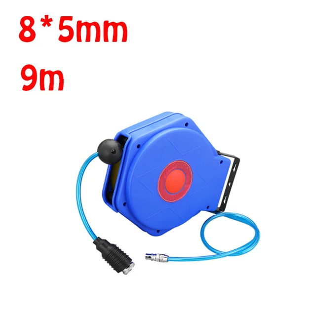 Automatic Air Hose Reel Retractable  Retractable Pneumatic Hose Reel - 8  5mm 9m Air - Aliexpress