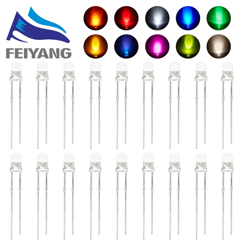 Kit-de-diodes-lectroluminescentes-LED-ensemble-d-ampoules-3V-PCB ...