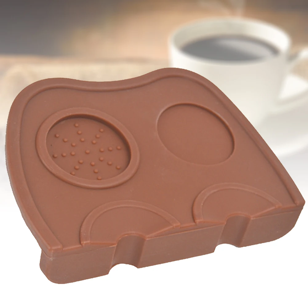 

Home Kitchen Support Base Coffee Tamper Mat Accessories Silicone Pad Fluted Tool Holder Edge Corner Cafe Non Slip Latte Barista