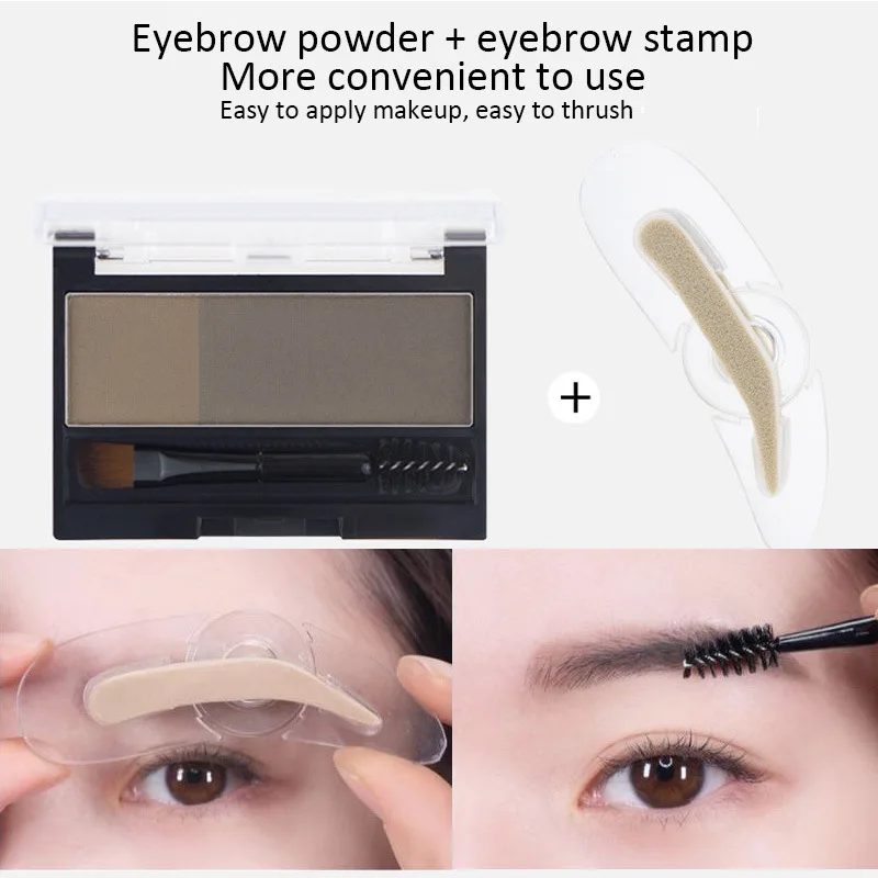 5 Style Double Colors Eyebrow Enhancers Powder Long Lasting Waterproof Sweat-proof Eyebrow Powder with Eye Brow Brush Tool TSLM1 5 Style Double Colors Eyebrow Enhancers Powder Long Lasting Waterproof Sweat-proof Eyebrow Powder with Eye Brow Brush Tool TSLM1