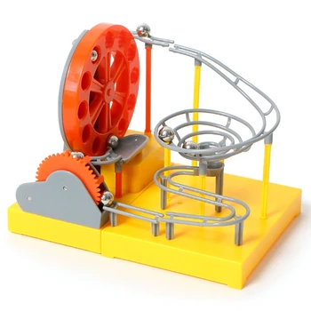 

Large Electric Maze Ball Track Marble Race Run Blocks DIY Inserted Building Blocks Early Educational Puzzles Toys