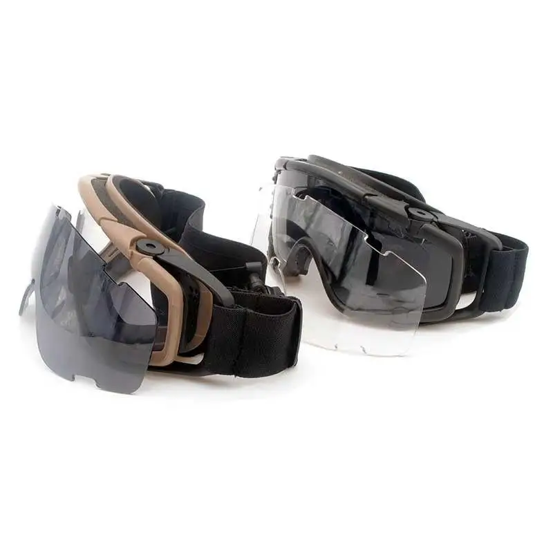 FMA Cooler Fan Version Black Outdoor Paintball Airsoft Glasses SI