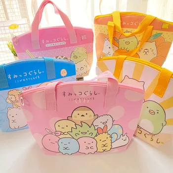 

New Sumikko Gurashi Lunch Box Thermal Food Picnic Lunch Bag Box Cartoon Bags Pouch For Women Girl Kids Children