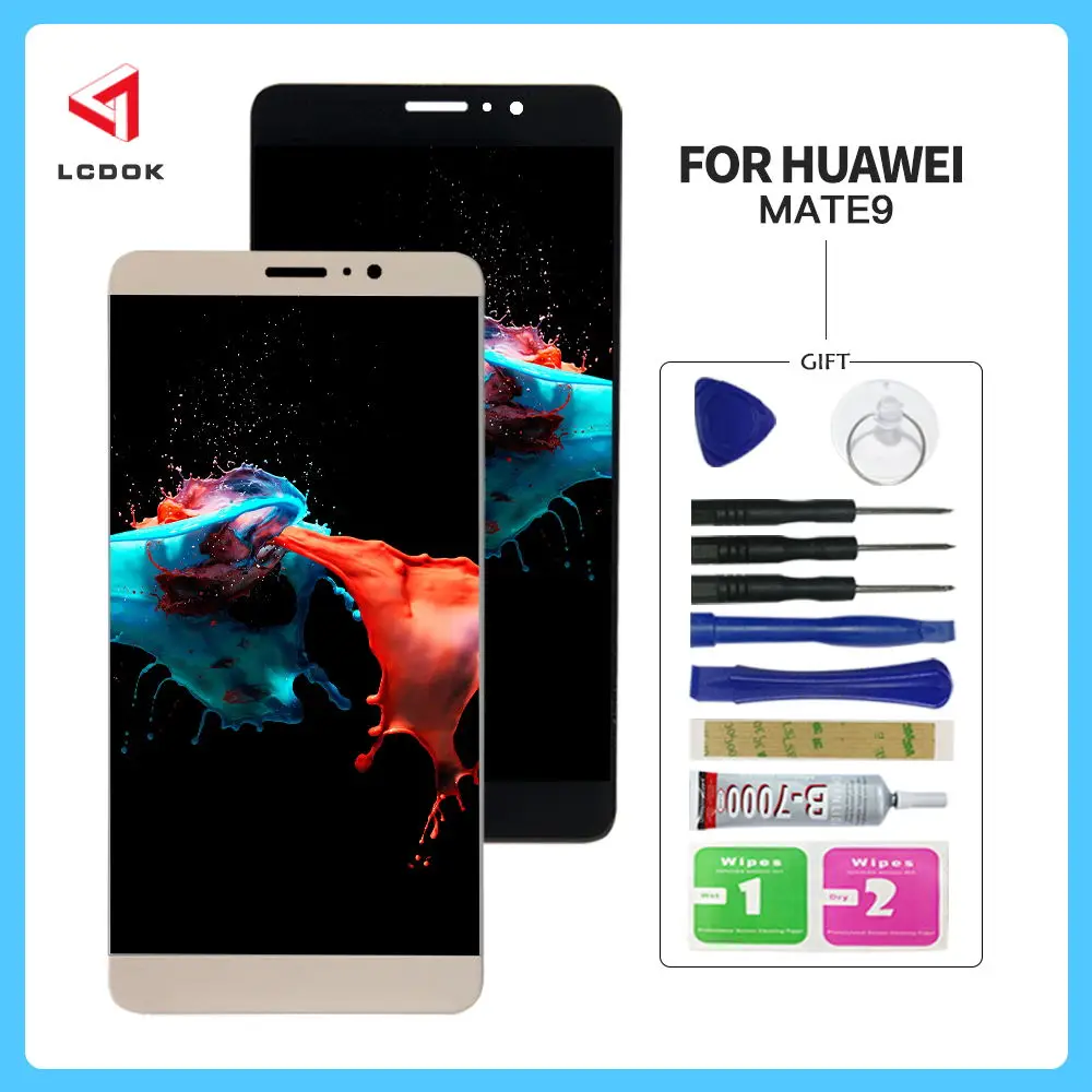 100% протестированный ЖК дисплей для huawei mate 9 MHA L09 L29 кодирующий преобразователь