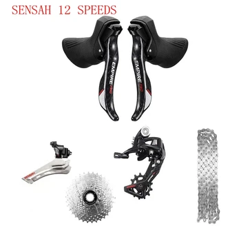 

SENSAH EMPIRE PRO 2 × 12 is a 12 speed road component. with a 12-speed cassette that fits directly into an 11-speed Shimano hub