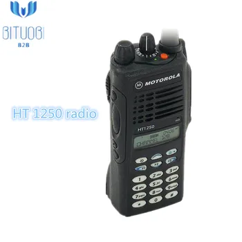 

HT1250 small light weight portable two way radio VHF UHF with 128Channels VOX walkie talkie IP54 X-Pand compression