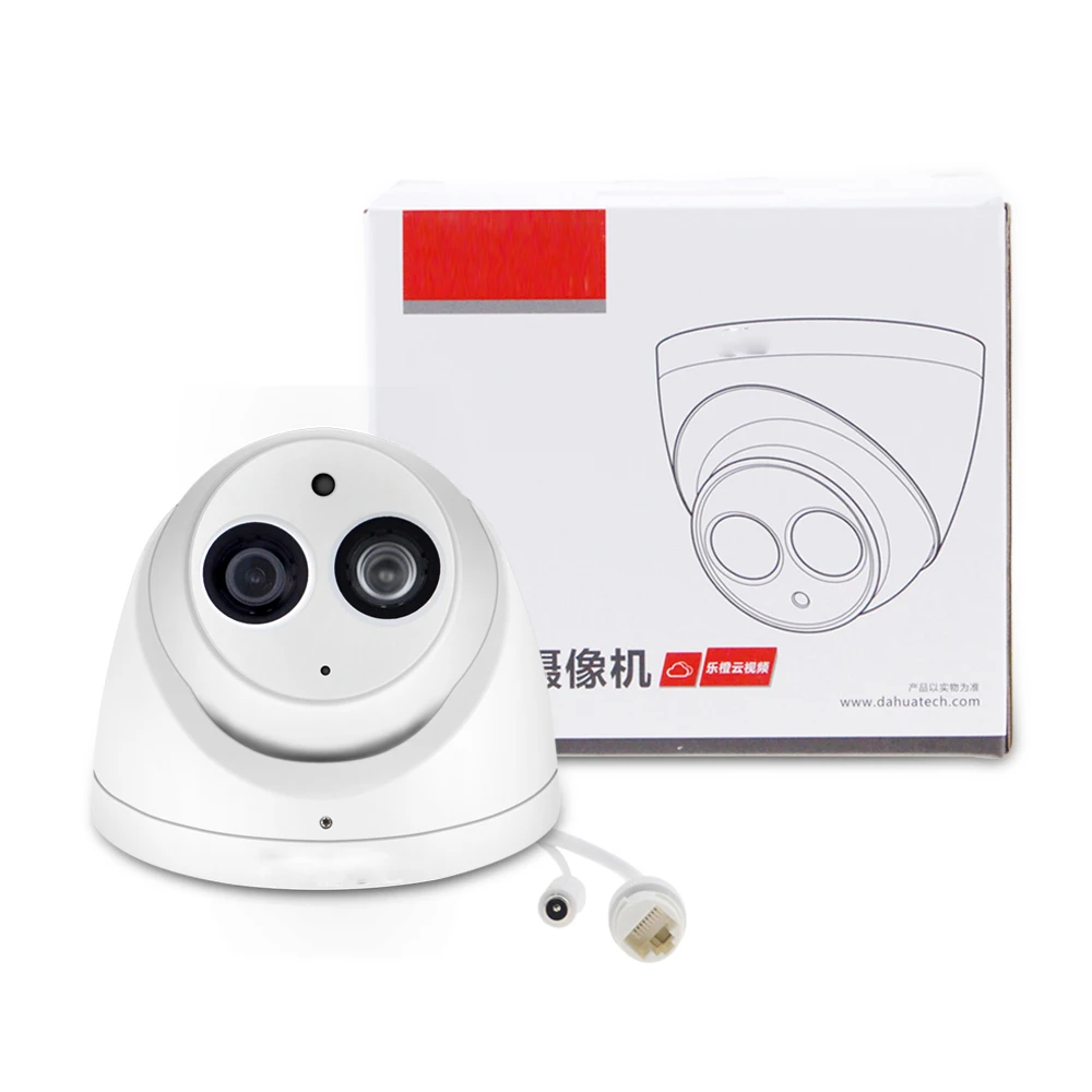 Dahua IP камера 6 МП Встроенный микрофон IPC HDW4631C A PoE металлический корпус мини