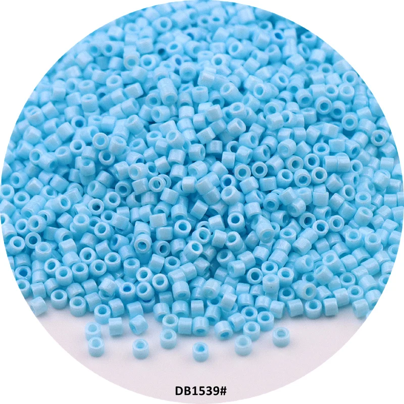Japanese 2mm Uniform Glaze Plating Opaque Delica Beads Oling Solid Glass Seedbeads For DIY Jewelry Bracelet Making Charm Bead