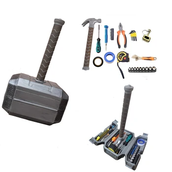 

Thor Hammer Tool Set 1:1 manufacture Daily Repair Household Tool Case DIY Repair Kits Multi Tools Thor Hammer tool box tool kit