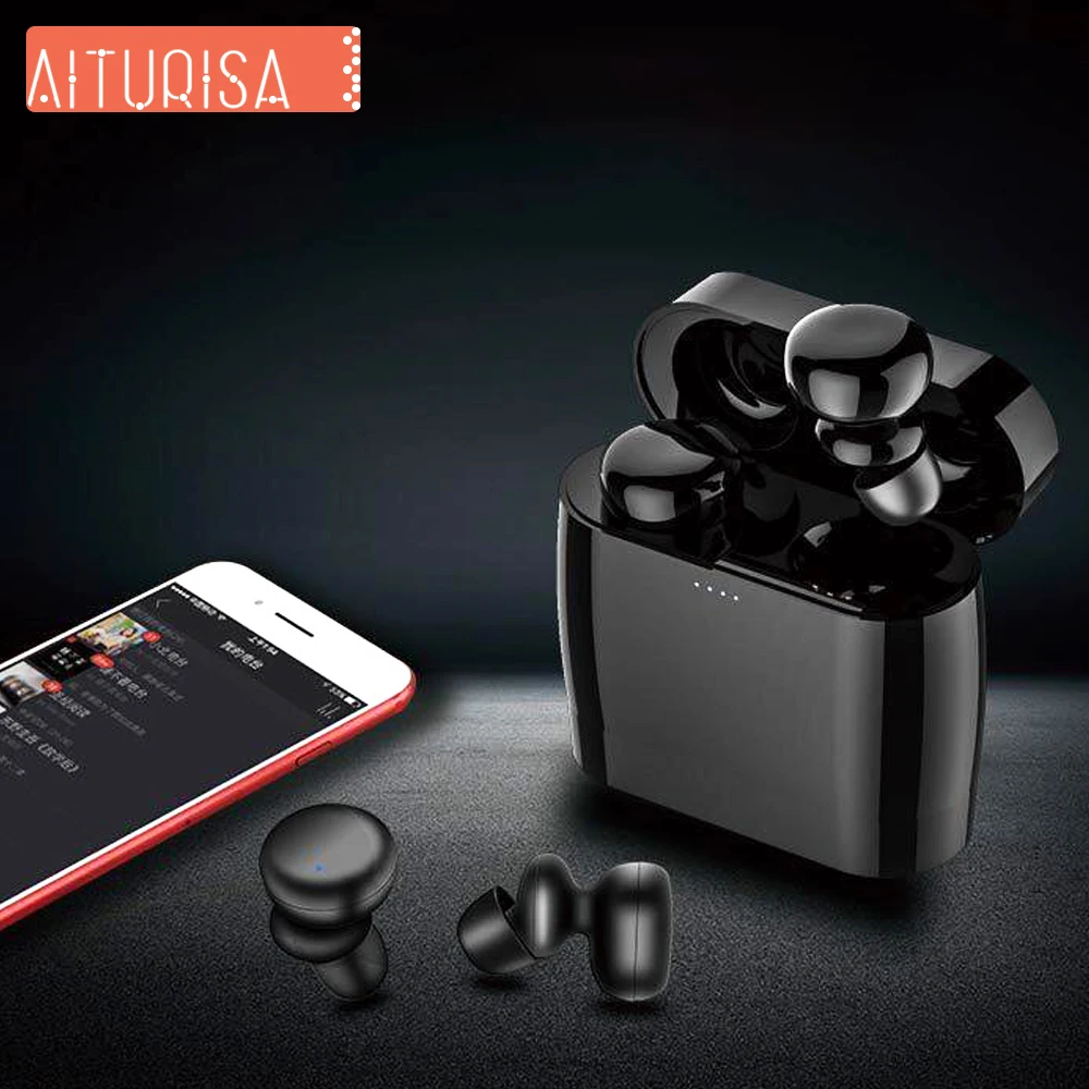 

Wireless Earbuds MEMS Mic Bluetooth 5.0 Built-in LPO Power Saving Mode Active Noise Reduction Earphone English Prompt Can Call