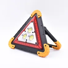 Портативный Ручной Треугольная аварийного кемпинга светильник заряжаемый высокой-Мощность 50 Вт супер яркий для прожектора 4-секционный AA Батарея