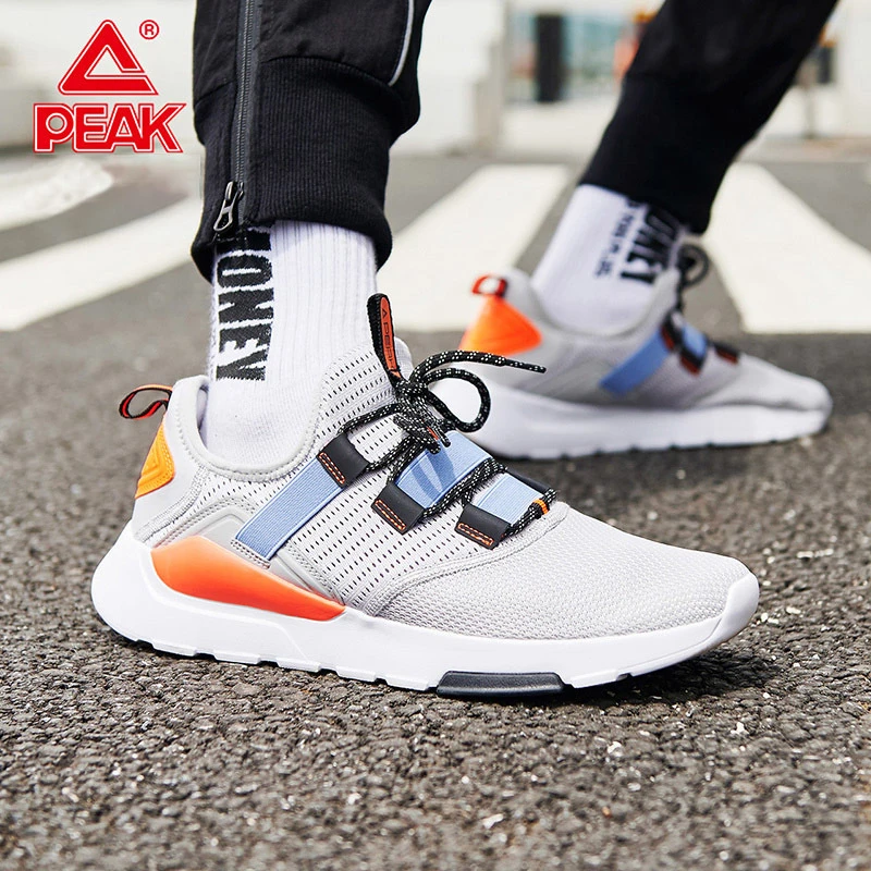 Zapatos para caminar de pico para hombre, zapatos de calle para jóvenes con costuras a la moda, calzado transpirable, cómodo informal, zapatillas flexibles livianas|Zapatillas para caminar| - AliExpress