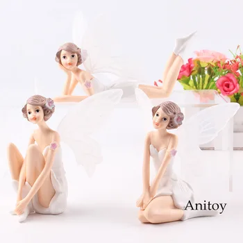 

Mini Princess Figure Flower Angel Action Figures PVC Collection Model Toys for Children 3pcs/set