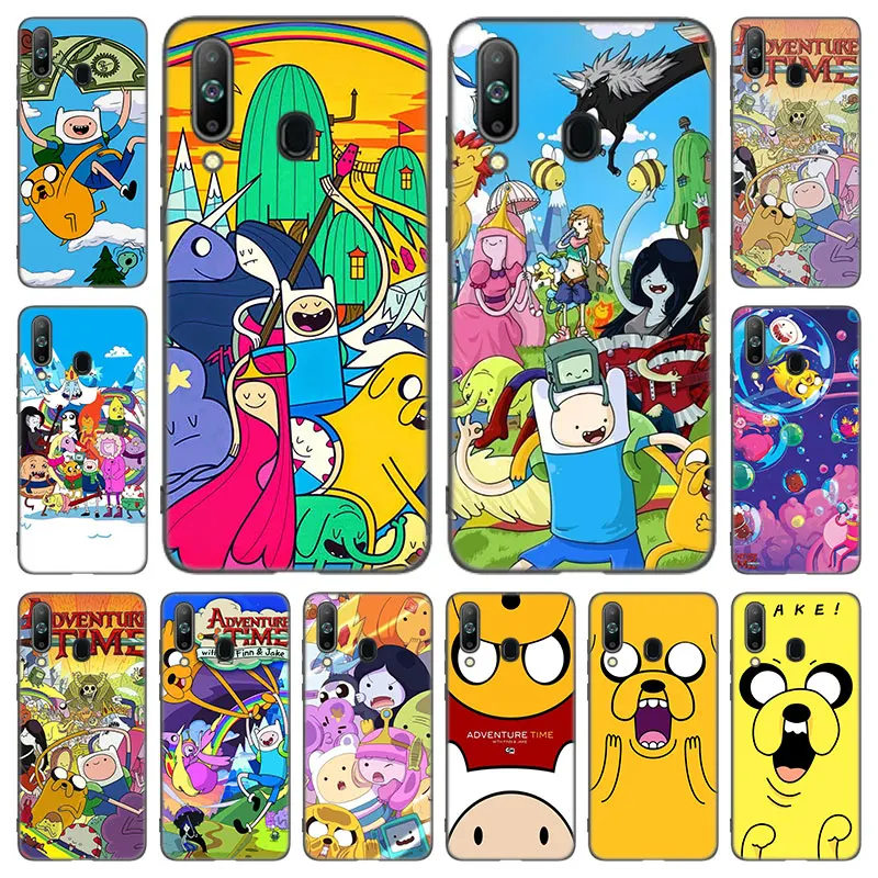 Adventure Time Case For Samsung Galaxy A01 A03 Core A10 A20 A30 A50 S A20E A40 A41 A51 5G A5 2017 A6 A8 Plus A7 A9 2018 Cover | Мобильные