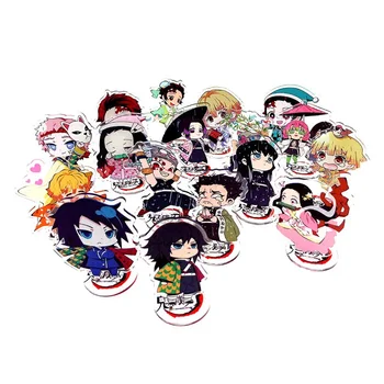 

10cm Anime Demon Slayer Kimetsu No Yaiba Figure Kamado Tanjirou Kamado Nezuko Kochou Shinobu Acrylic Stand Figure Kids Toys