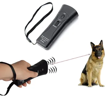 

Self Defense Supplies Portable Double Super Ultrasonic Dog Chaser Stops Animal Attacks Personal Defense Infrared Dog Drive Train