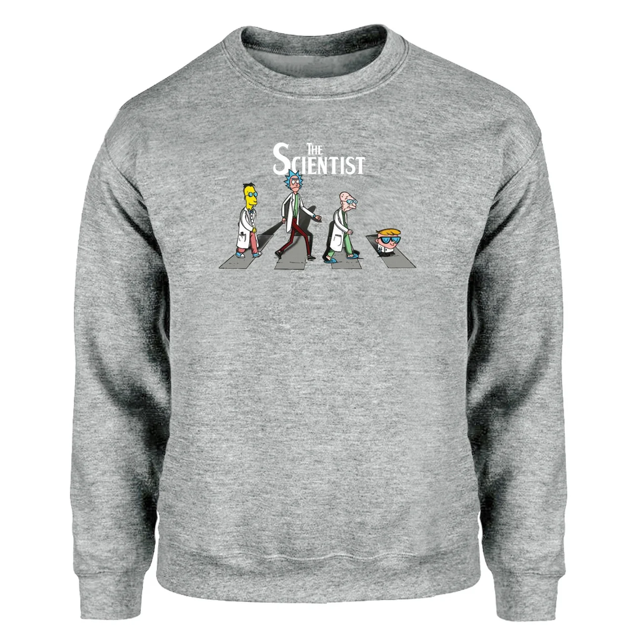 Рик и Морти Забавный свитшот для мужчин мультфильм аниме Crewneck Толстовки учёный толстовки уличная печать Harajuku спортивная одежда