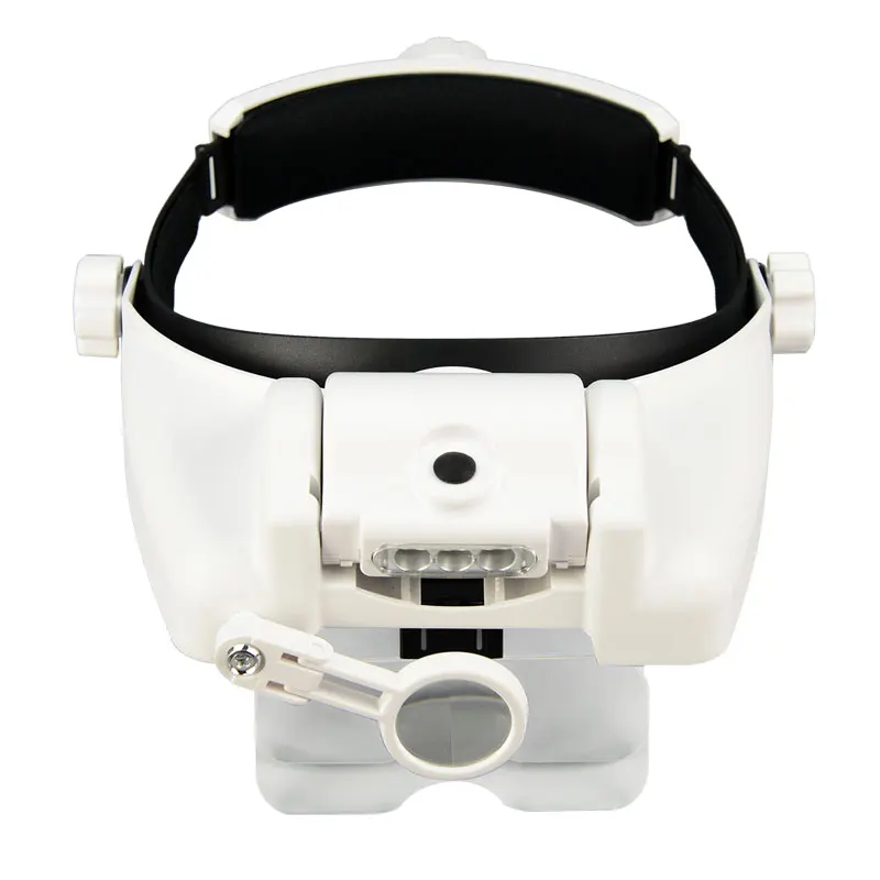 Diamond Painting Headgear, Adjustable 5 Lens LED Light Headband