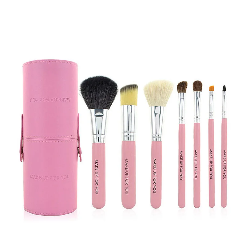 

Makeup Brushes Set 7pcs Professional Make-up Brushes Powder Foundation Blush Highlight Eyeshadow Eyebrow Lip Brushes For Women