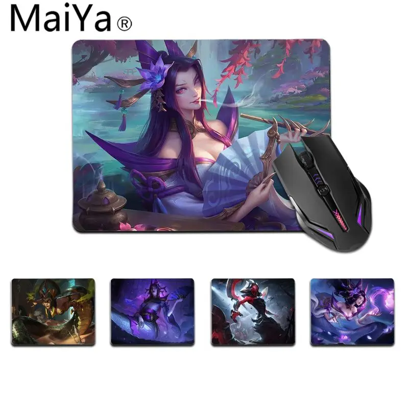 Игровой скоростной коврик для мыши Maiya league of legends розничная продажа маленькая
