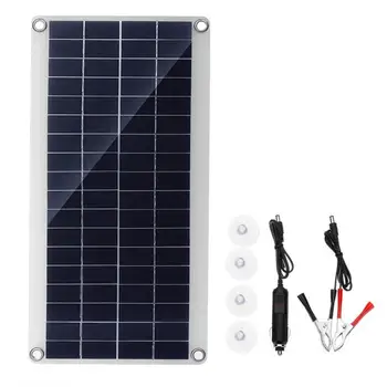 

Flexible 25W Solar Panel Polysilicon Panel Dc Solar Cells Module For Car Yacht Light Rv 12V Battery Boat 5V Outdoor Charger