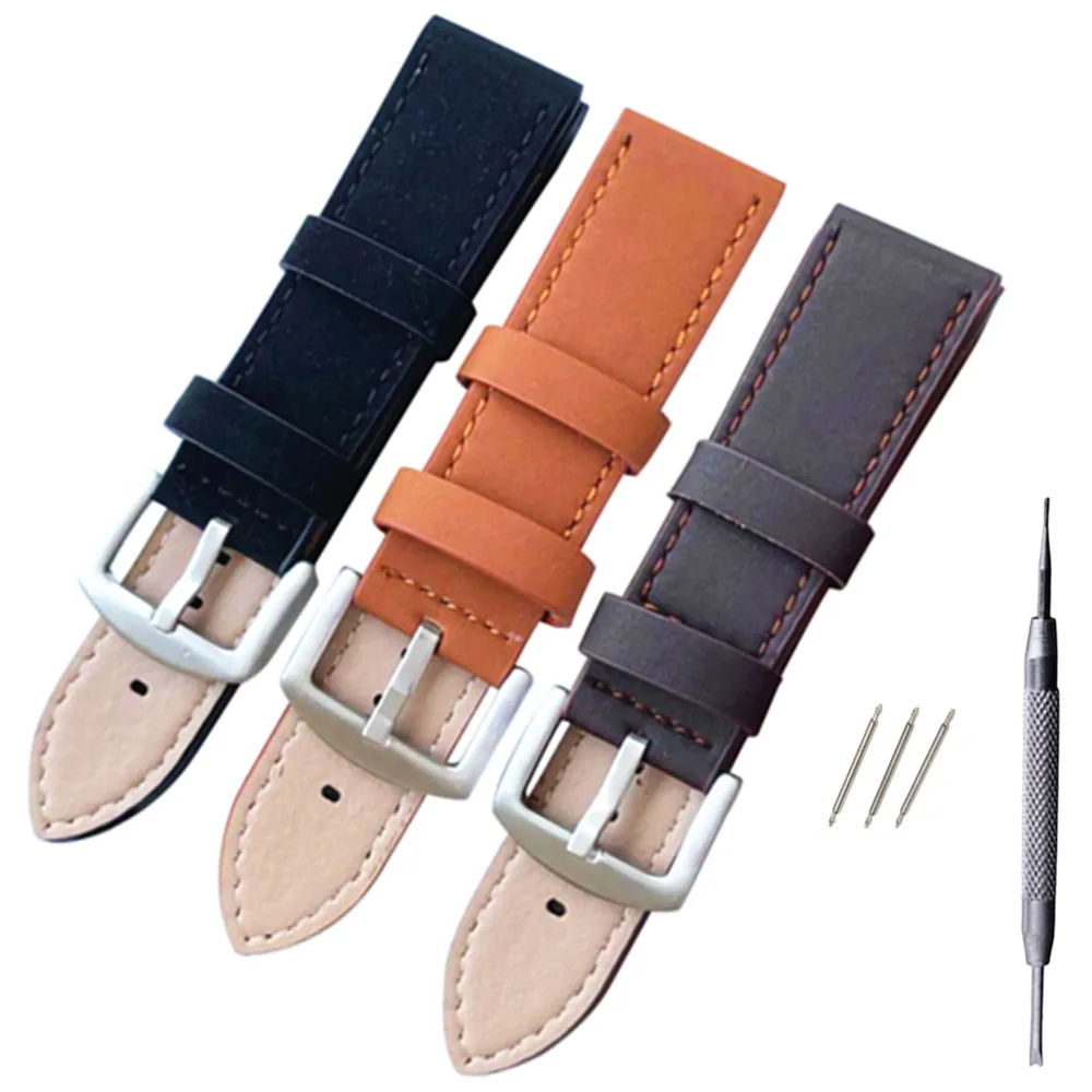 

Retro Genuine Leather Band For Samsung Galaxy Watch 46mm Strap Gear S2 S3 Wristband For Amazfit Bands and Tool