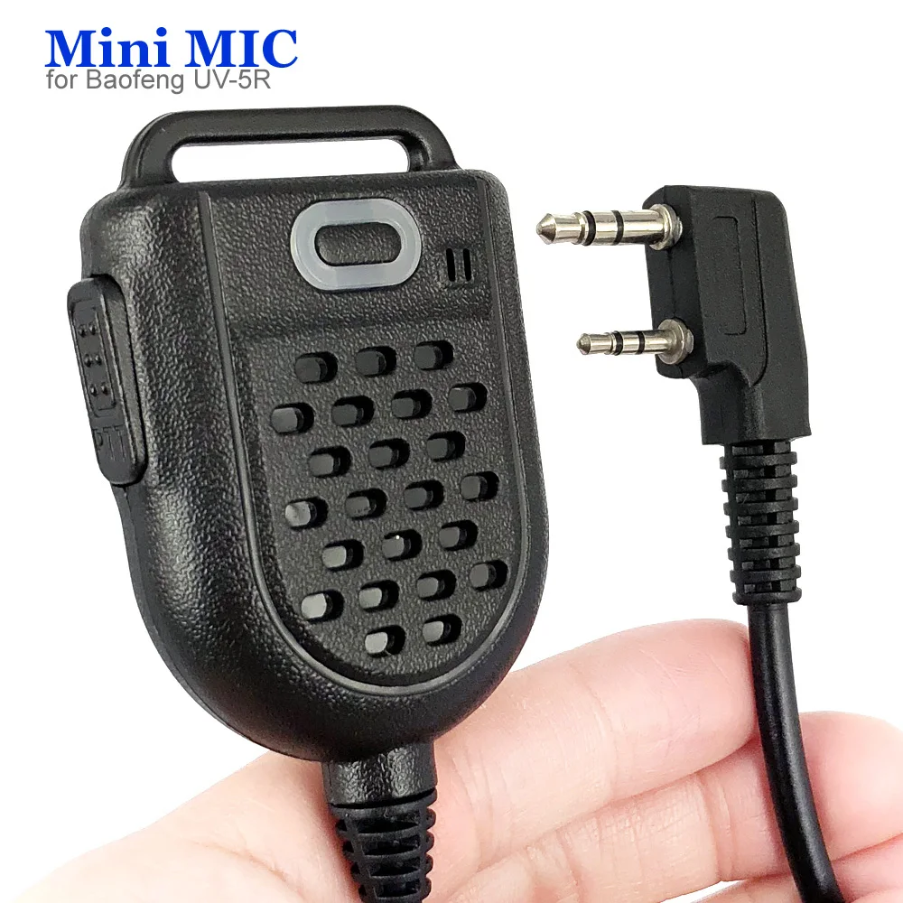 Мини PTT ручной микрофон Микрофон для Baofeng UV5r UV-5R BF-888S Kenwood GT-3TP HYT Walkie Talkie