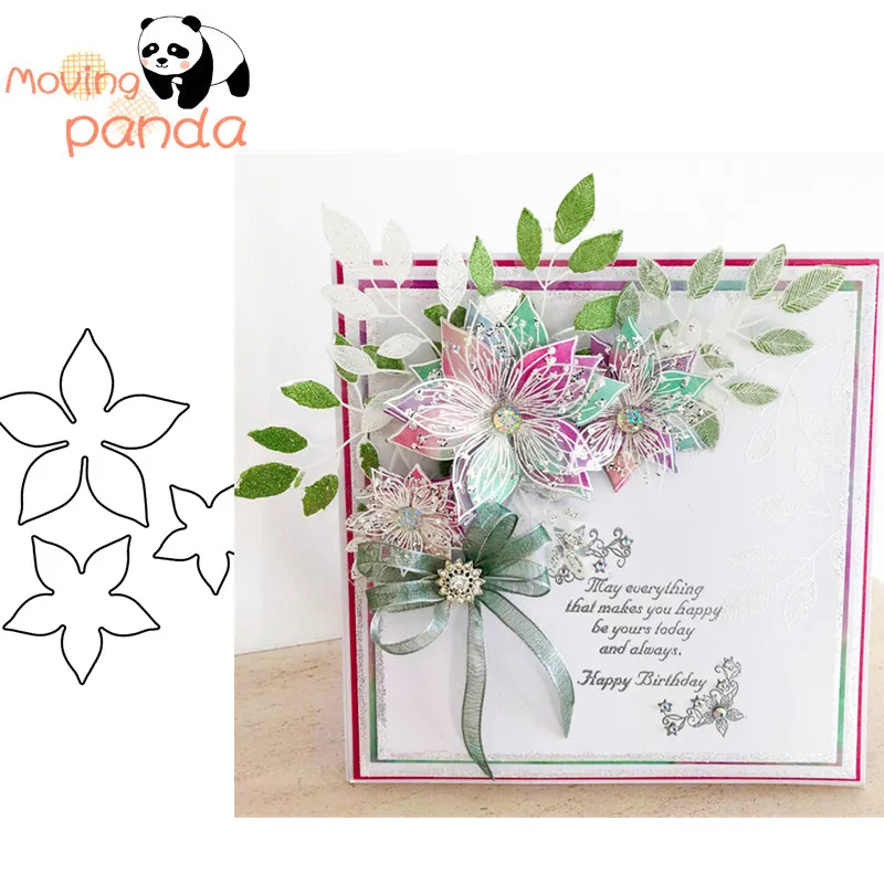 

FLOWER NO.2 Metal Cutting Dies For Dies Scrapbooking Photo Album Craft Dies Embossing Stencil Metal Dies