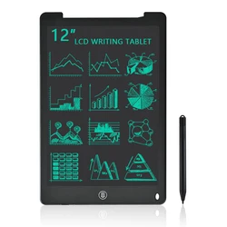 12 Polegada lcd escrita tablet desenho eletrônico doodle placa digital colorido caligrafia almofada presentes perfeitos para crianças e adultos
