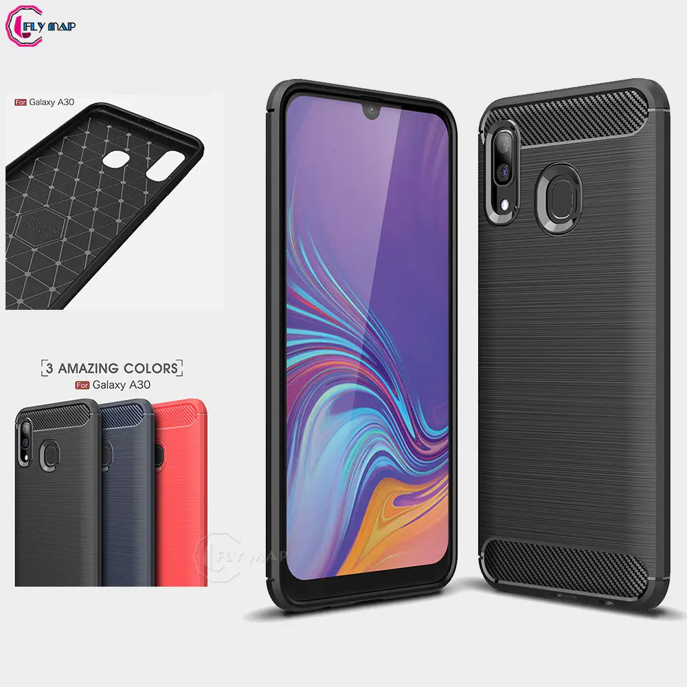 

TPU Case for Samsung Galaxy A20 A30 2019 SM A305 Fibre Soft Silicone Phone Cover SM-A305F/DS SM A305fn A305f/ds A205FD A205FN/DS